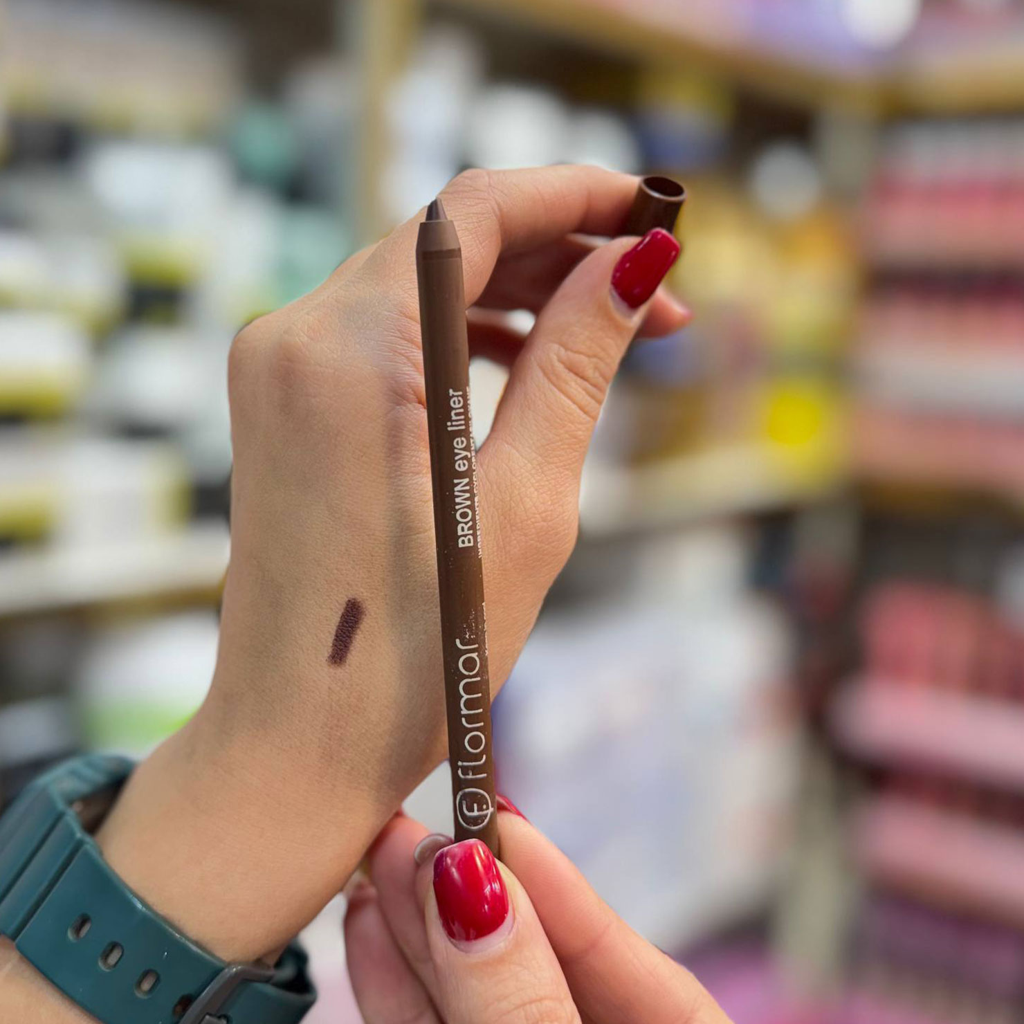 سرمه قهوه‌ای فلورمار | Brown Eye Liner